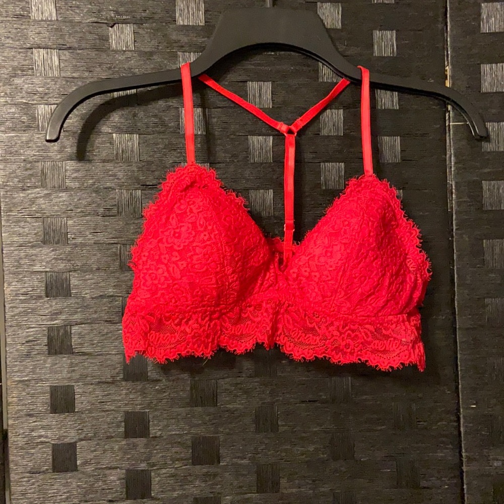 Red Lace Bralette